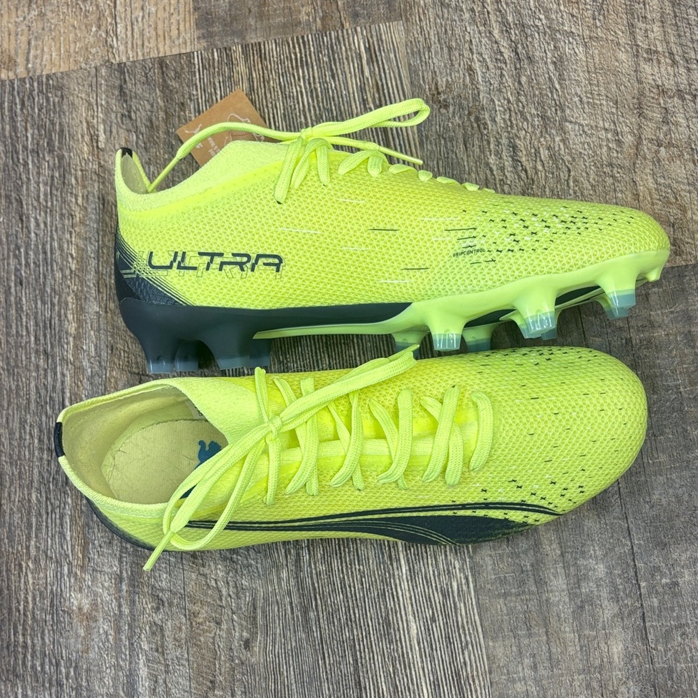 Puma Ultra Neon Yellow Soccer Cleats
